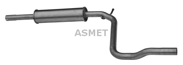 Средний глушитель выхлопных газов 03075 ASMET