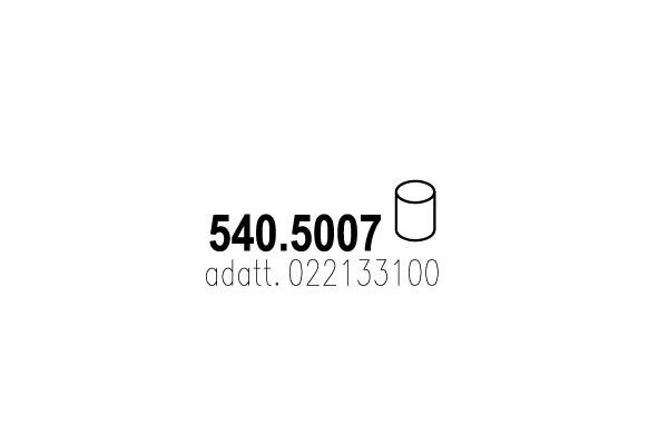 Труба выхлопного газа 5405007 ASSO