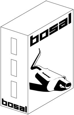 Монтажный комплект, система выпуска 091987 BOSAL