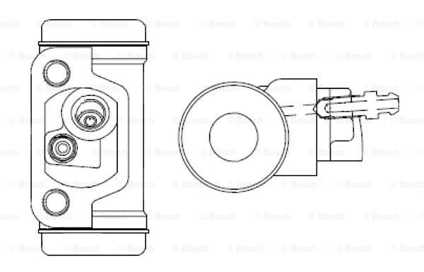 Комплект колесного тормозного фильтра F026002357 BOSCH