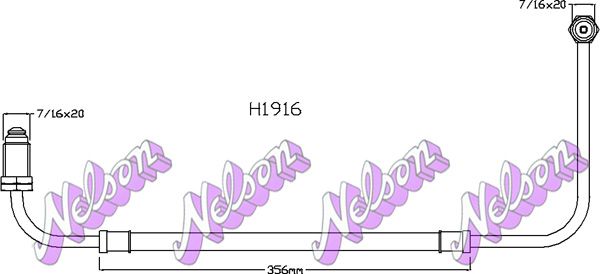 Шланг сцепления H1916 BROVEX-NELSON