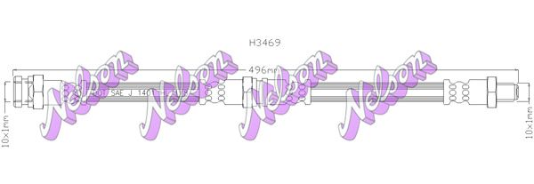 Тормозной шланг H3469 BROVEX-NELSON