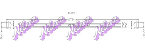 Тормозной шланг H3554 BROVEX-NELSON