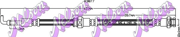 Тормозной шланг H3877 BROVEX-NELSON
