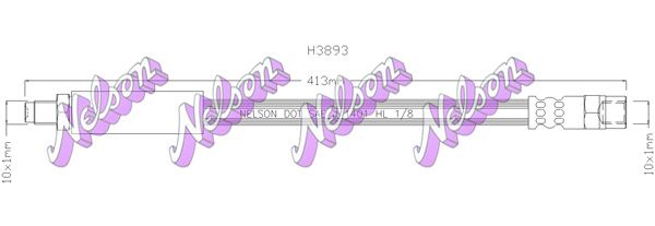 Тормозной шланг H3893 BROVEX-NELSON