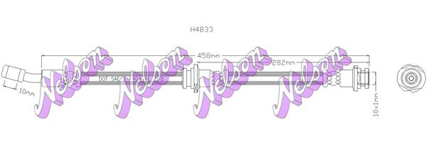 Тормозной шланг H4833 BROVEX-NELSON
