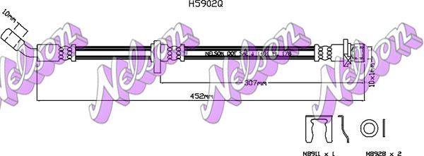 Тормозной шланг H5902Q BROVEX-NELSON