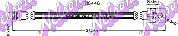 Тормозной шланг H6446 BROVEX-NELSON