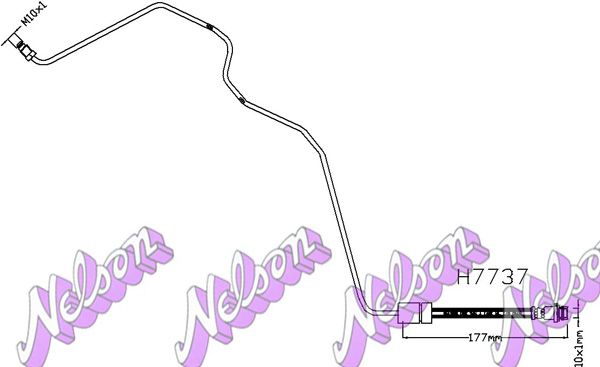 Тормозной шланг H7737 BROVEX-NELSON