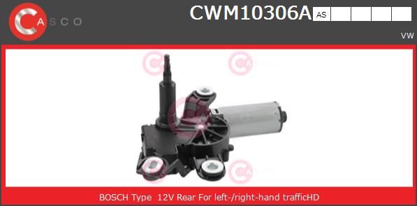 Двигатель стеклоочистителя CWM10306AS CASCO