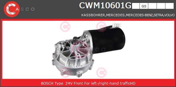 Двигатель стеклоочистителя CWM10601GS CASCO