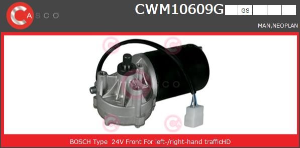 Двигатель стеклоочистителя CWM10609GS CASCO