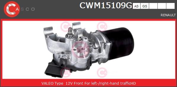 Двигатель стеклоочистителя CWM15109GS CASCO