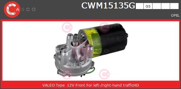 Двигатель стеклоочистителя CWM15135GS CASCO