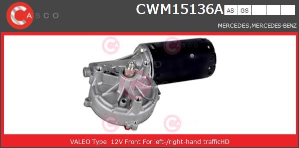 Двигатель стеклоочистителя CWM15136AS CASCO