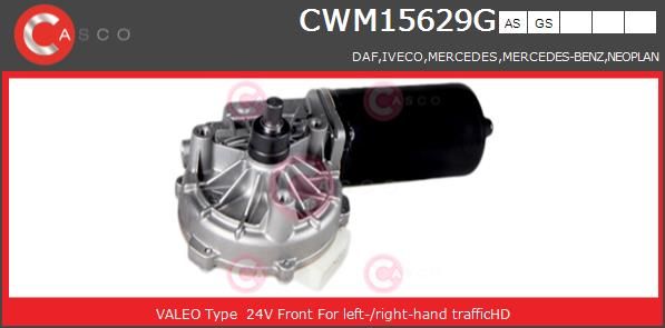 Двигатель стеклоочистителя CWM15629GS CASCO