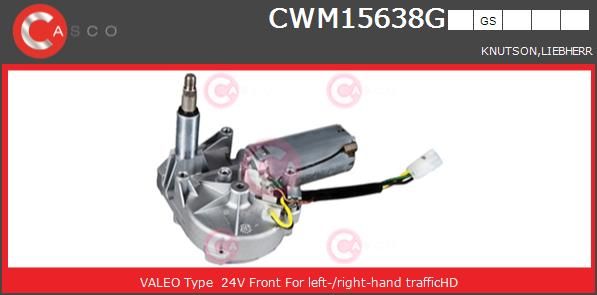Двигатель стеклоочистителя CWM15638GS CASCO