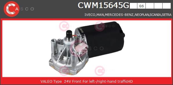 Двигатель стеклоочистителя CWM15645GS CASCO