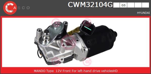 Двигатель стеклоочистителя CWM32104GS CASCO