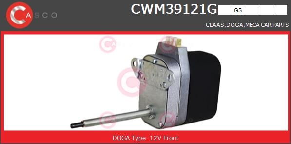 Двигатель стеклоочистителя CWM39121GS CASCO