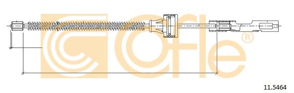 Трос, стояночная тормозная система 115464 COFLE