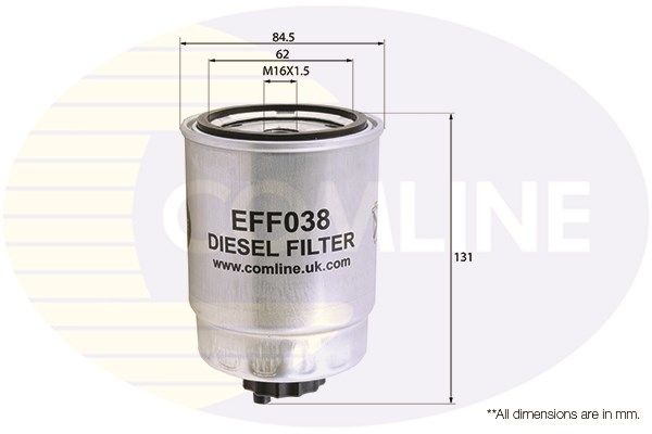 Топливный фильтр EFF038 COMLINE