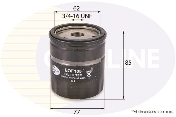 Масляный фильтр EOF105 COMLINE
