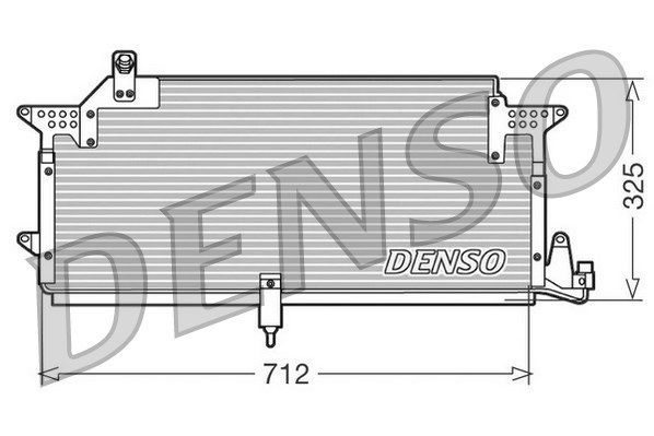 Конденсатор, кондиционер DCN32005 DENSO