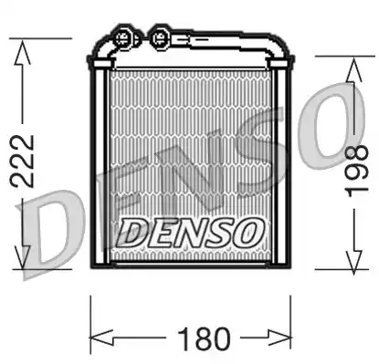 Теплообменник, отопление салона DRR32005 DENSO