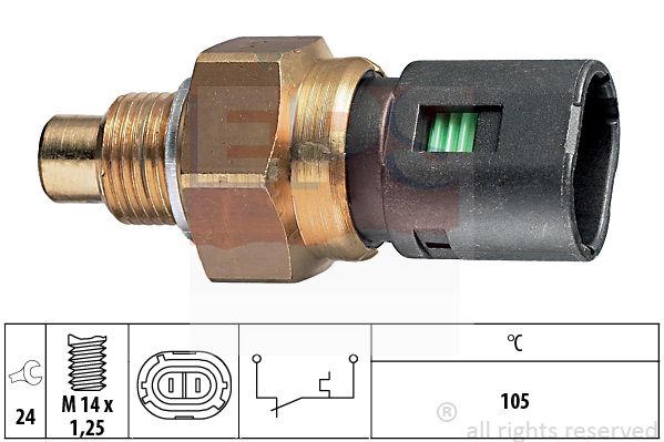 термовыключатель, сигнальная лампа охлаждающей жидкости 1840126 EPS