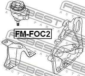 Подвеска, двигатель FMFOC2 FEBEST