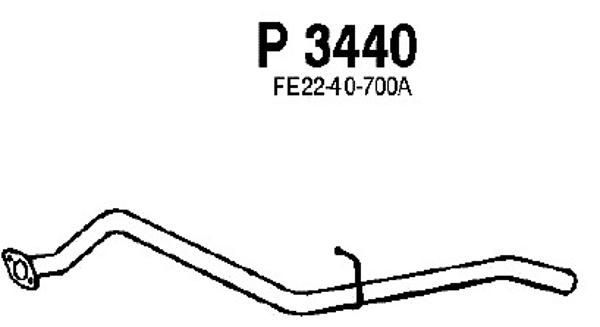Труба выхлопного газа P3440 FENNO