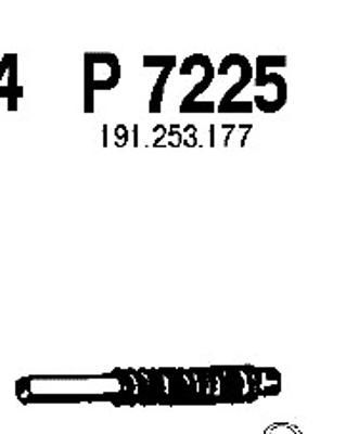 Труба выхлопного газа P7225 FENNO