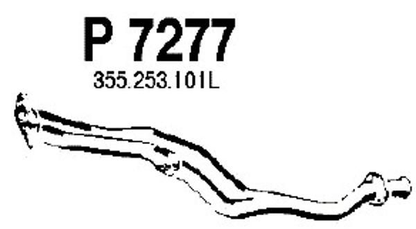 Труба выхлопного газа P7277 FENNO