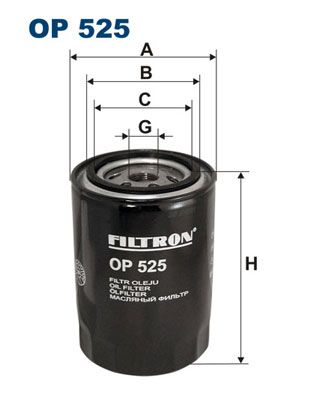 Масляный фильтр OP525 FILTRON