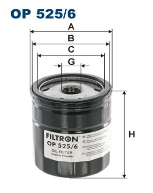 Масляный фильтр OP5256 FILTRON