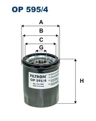 Масляный фильтр OP5954 FILTRON