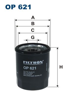Масляный фильтр OP621 FILTRON