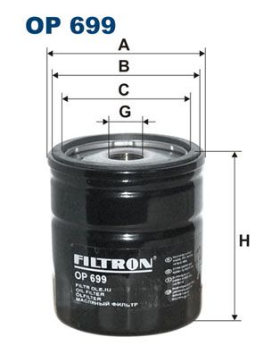 Масляный фильтр OP699 FILTRON