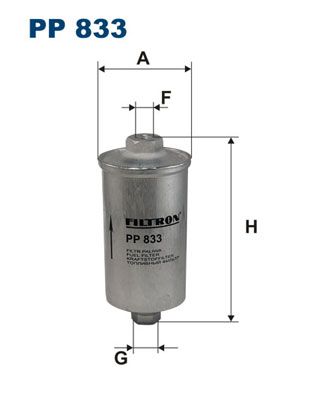 Топливный фильтр PP833 FILTRON