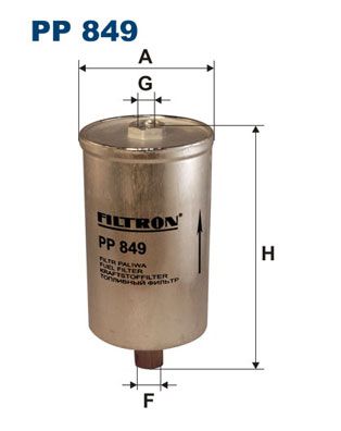 Топливный фильтр PP849 FILTRON