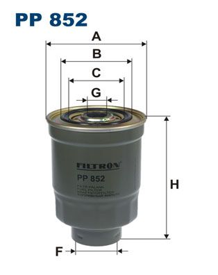 Топливный фильтр PP852 FILTRON