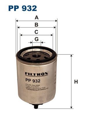 Топливный фильтр PP932 FILTRON