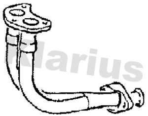 Труба выхлопного газа 120335 KLARIUS