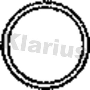Уплотнительное кольцо, труба выхлопного газа 410662 KLARIUS