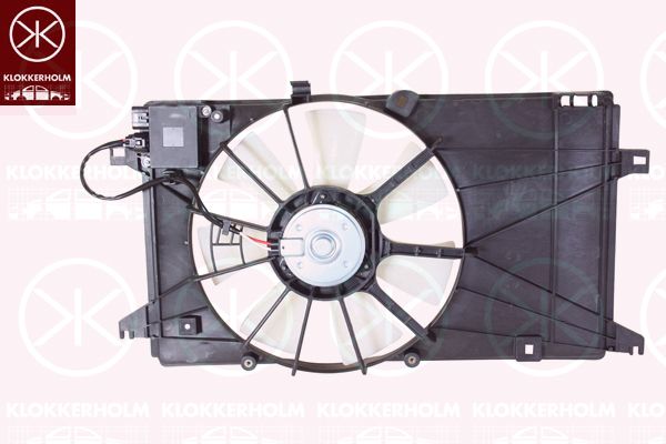 Вентилятор, охлаждение двигателя 34082601 KLOKKERHOLM
