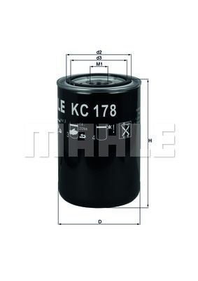 Топливный фильтр KC178 KNECHT