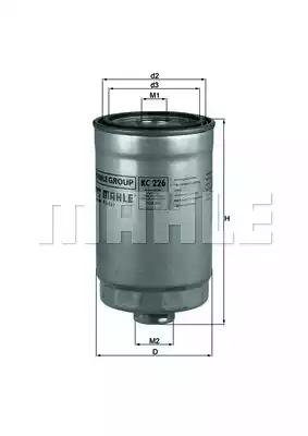 Топливный фильтр KC226 KNECHT