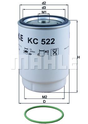 Топливный фильтр KC522D KNECHT