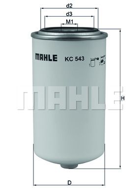 Топливный фильтр KC543 KNECHT